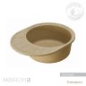 Мойка кухонная АКВАТОН Чезана, песочный
