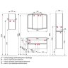 Зеркало АКВАТОН Астера 95